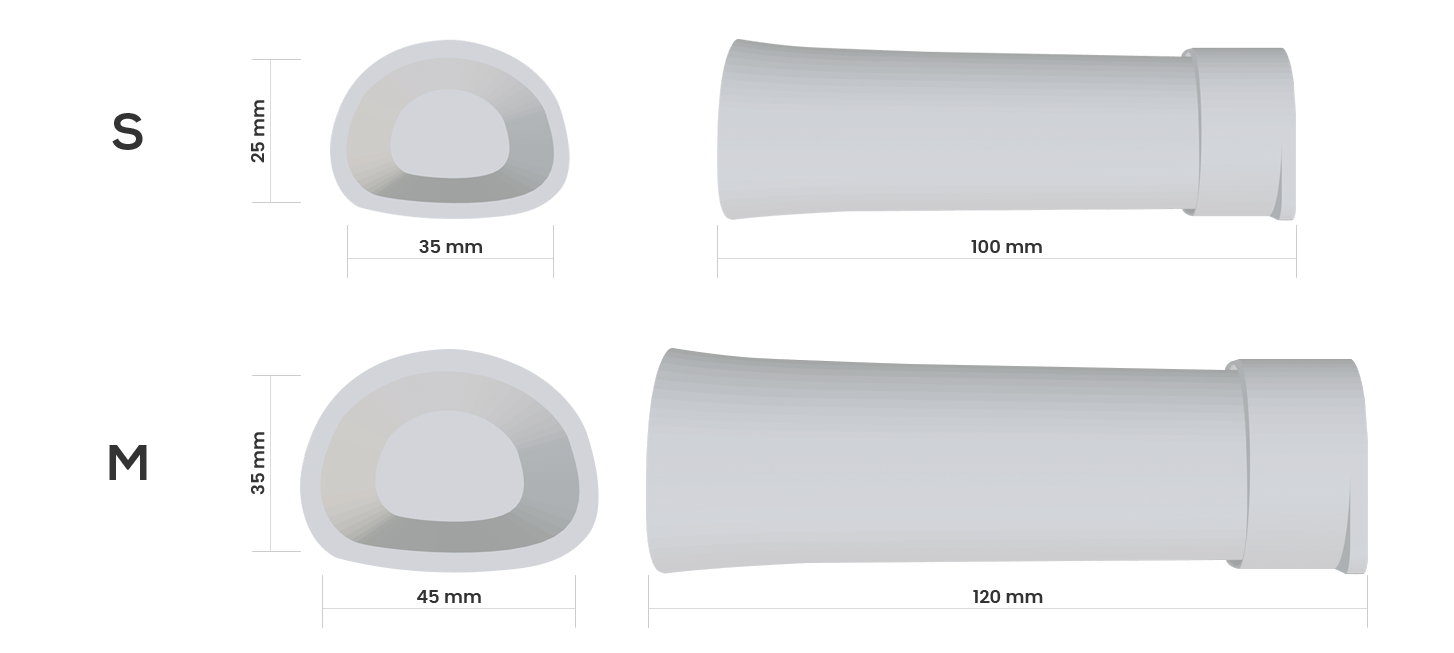 Dimensions of the Eggster pleco cave with removable lid.